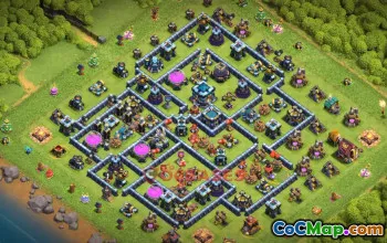 Town Hall 13 Farming Base | Clash of Clans Strategy [Base Link] #50694