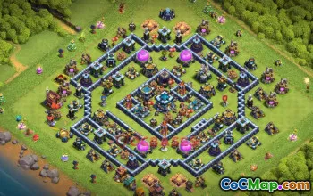 Town Hall 13 Farming Base – Clash of Clans Strategy | Copy Link #50684