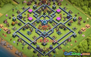 Town Hall 13 Farming Base | Clash of Clans Strategy (Copy Link) #50711