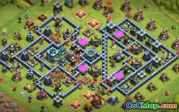 Town Hall 13 Farming Base | Clash of Clans Strategy & Link #50697