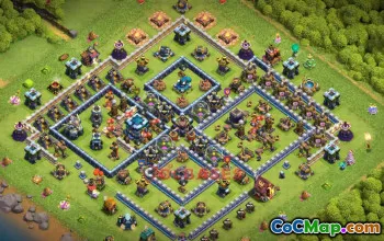 Town Hall 13 Farming Base with Copy Link #55669