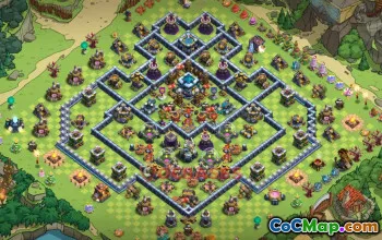 Town Hall 13 Farming Base with Copy Link #55688