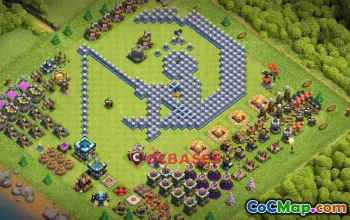 Town Hall 13 Fun Base for CWL & Legend League - Clash of Clans #22822