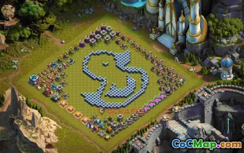 Town Hall 13 Fun Base Layout fpw4n #57105