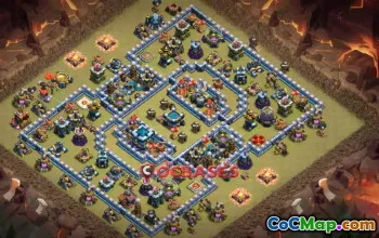 Town Hall 13 Hybrid Base Link - Clash of Clans Strategy #22606