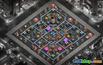 Town Hall 13 Hybrid Base with Copy Link #55673