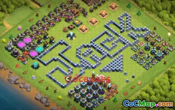 Town Hall 13 Progress Base: Fun Clash of Clans Copy Link #20996