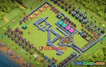Town Hall 13 Progress Base: Fun Copy Base Link - CoC #21578