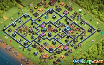 Town Hall 13 Trophy Base | Clash of Clans Top Defense #49527