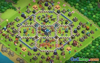 Town Hall 13 Trophy Base with Copy Link #55681