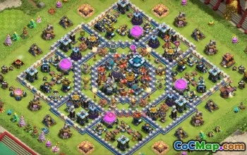 Town Hall 13 Trophy Base with Copy Link #55699