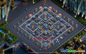 Town Hall 13 War Base | Best Clash of Clans TH13 Layout (Copy Link) #49487