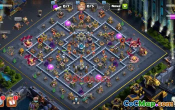 Town Hall 13 War Base | Clash of Clans Anti 3-Star Design #49455