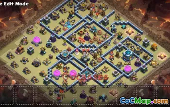 Town Hall 13 War Base - Clash of Clans Anti 3 Star Link #49468