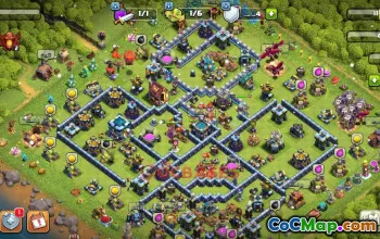 Town Hall 13 War Base – Clash of Clans Clash of Clans War Link #49459