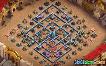 Town Hall 13 War Base – Clash of Clans | Copy Base Link #49497