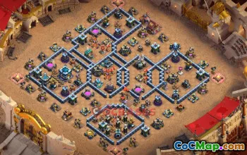 Town Hall 13 War Base – Clash of Clans War Defense base link #49473