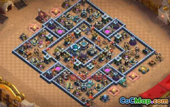 Town Hall 13 War Base | Clash of Clans War Defense Link #49507
