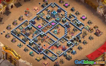 Town Hall 13 War Base | Clash of Clans War Defense Link #49512
