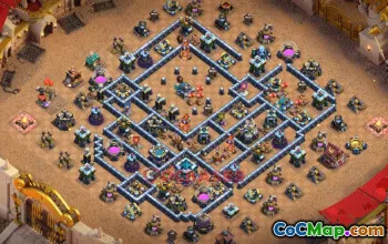 Town Hall 13 War Base | Clash of Clans War Defense Link #49513