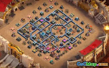 Town Hall 13 War Base | Clash of Clans War Layouts  
(base link) #49492