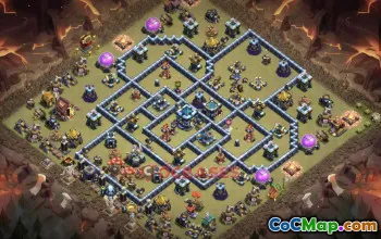 Town Hall 13 War Base – Clash of Clans War Layouts (Copy Link) #50706