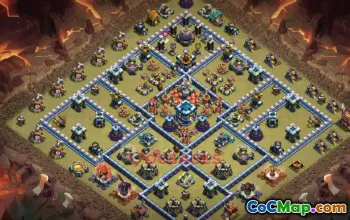 Town Hall 13 War Base | Clash of Clans War Layouts & Links #48791
