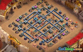 Town Hall 13 War Base | Clash of Clans War Layouts & Strategies #49494