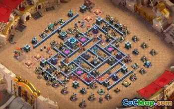 Town Hall 13 War Base – Clash of Clans War Layouts & Strategies #49506