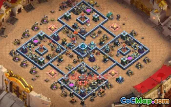 Town Hall 13 War Base - Clash of Clans War Link #49476