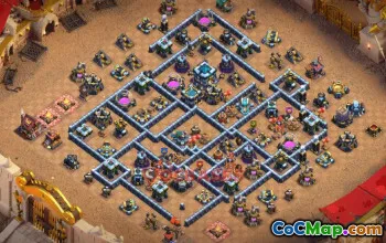 Town Hall 13 War Base - Clash of Clans War Strategies (base link) #49490