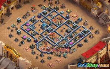 Town Hall 13 War Base – Clash of Clans War Strategies [Base Link] #49491