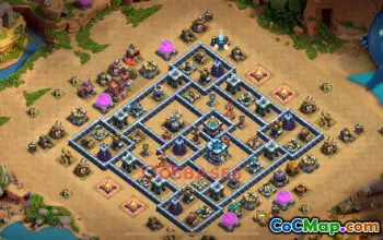 Town Hall 13 War Base | Clash of Clans War Strategy 💪 #50943