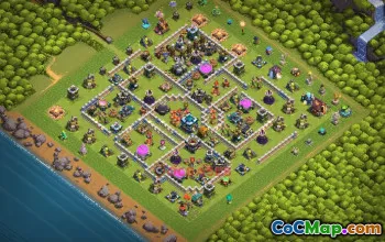 Town Hall 13 War Base & Copy Link | Clash of Clans Defense #49446