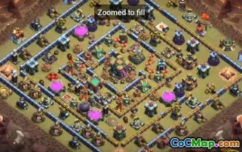 Rathaus 14 Basislayouts: Landwirtschaft, Trophäen- und Coc -Karten #12909