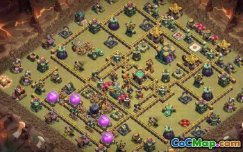 Town Hall 14 Base Layouts for CoC: Home, Trophy, & War Maps #17394