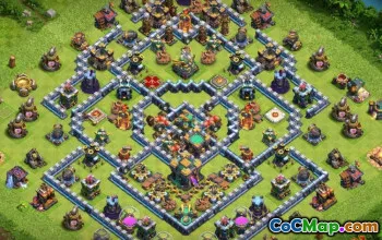 მერია 14 COC ბაზის განლაგება: მეურნეობა, ტროფი და სხვა #13127