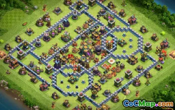 Rathaus 14 KOC -Basislayouts: Landwirtschaft, Trophäe und mehr! #13362