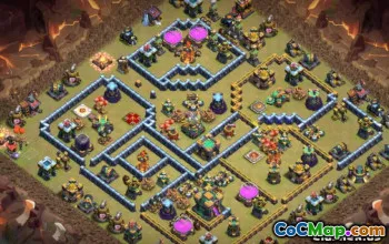 Belediye Binası 14 COC BASE Düzenleri: Savaş, Kupa ve Haritalar #14116