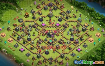 Town Hall 14 Farming Base – Clash of Clans | Copy Base Link #49413