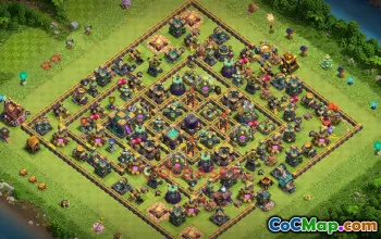 Town Hall 14 Farming Base | Clash of Clans Strategy & Base Link #50657