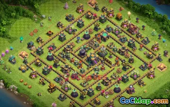 Town Hall 14 Farming Base - Clash of Clans Strategy Guide #50662