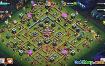 Town Hall 14 Farming Base with Copy Link #55640