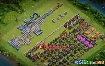 Town Hall 14 Fun Base | Clash of Clans AWM by Poco Vai #24338
