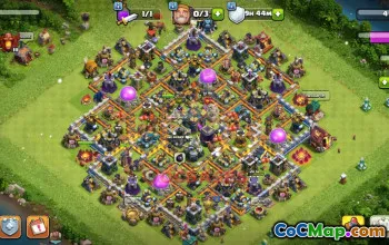 Town Hall 14 Hybrid Base | Clash of Clans | Base Link #49344