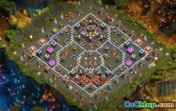 Town Hall 14 Hybrid Base - Clash of Clans | Base Link #49357
