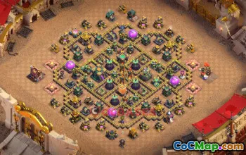 Town Hall 14 Hybrid Base | Clash of Clans | Hybrid Defense Base #52362