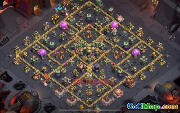 Town Hall 14 Hybrid Base | Symmetrical TH14 Clash of Clans #52364