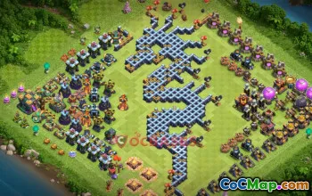 Town Hall 14 Progress Base - Clash of Clans Fun! #20883