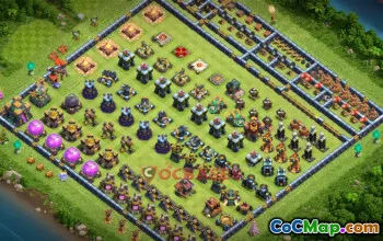 Town Hall 14 Progress Base | Clash of Clans Fun Strategy #21291
